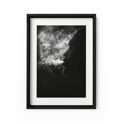 EXHALE OF SMOKE*Papier*40x60*Papier*Kunstwerk*Masculina.nl