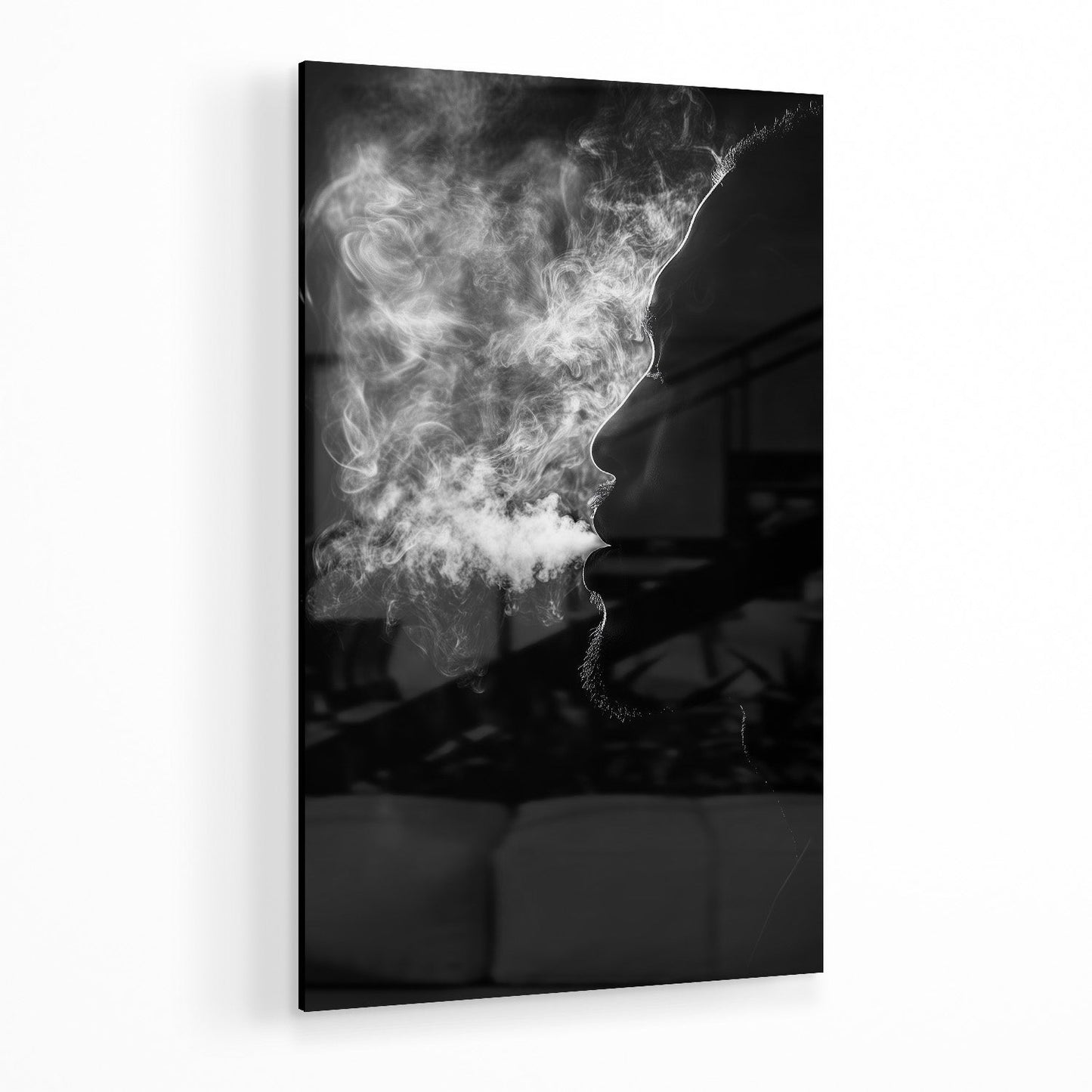 EXHALE OF SMOKE