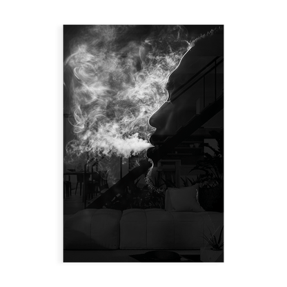 EXHALE OF SMOKE*Plexiglas*40x60*Plexiglas*Kunstwerk*Masculina.nl