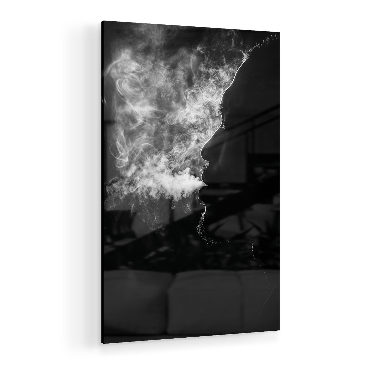 EXHALE OF SMOKE*Plexiglas*40x60*Plexiglas*Kunstwerk*Masculina.nl