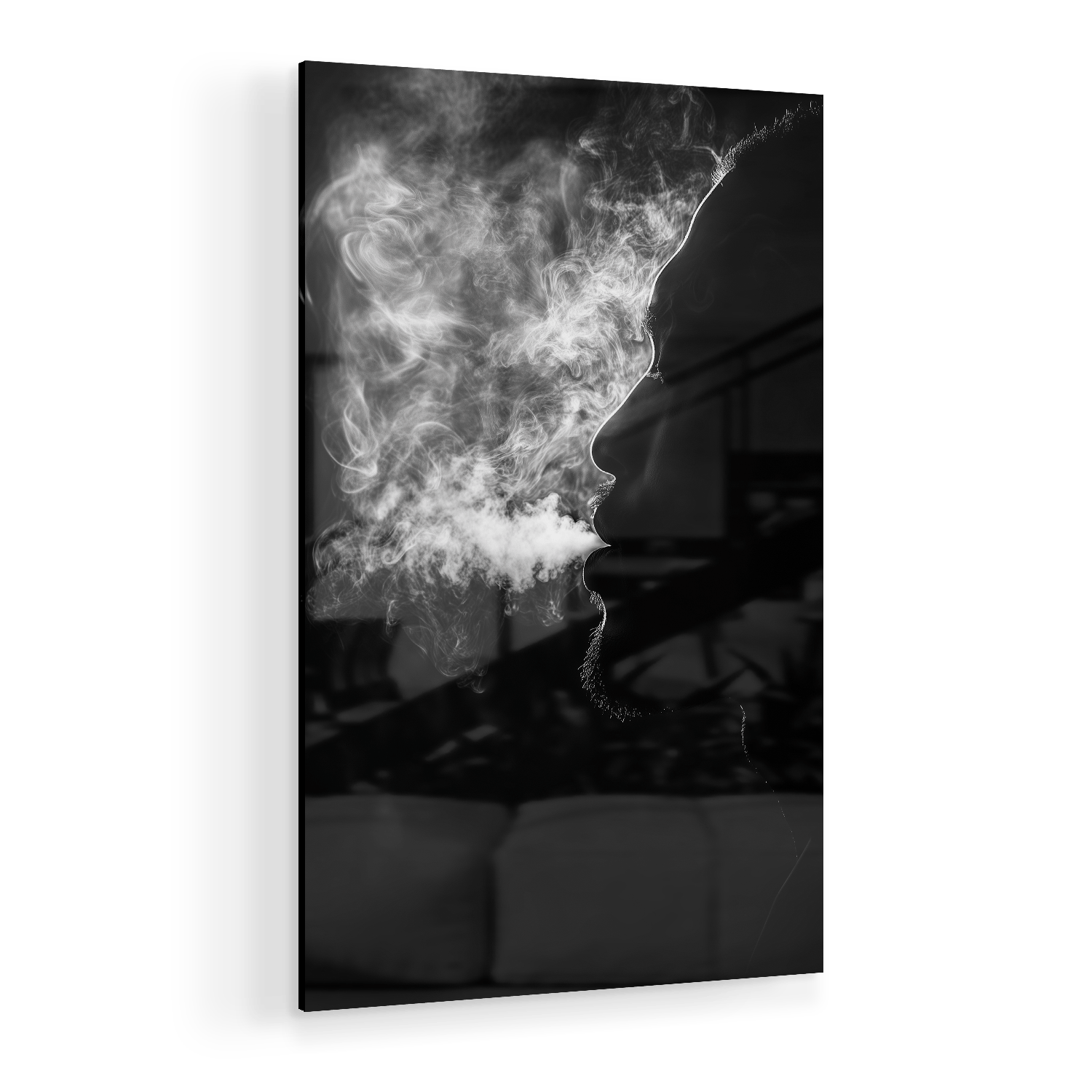EXHALE OF SMOKE*Plexiglas*40x60*Plexiglas*Kunstwerk*Masculina.nl