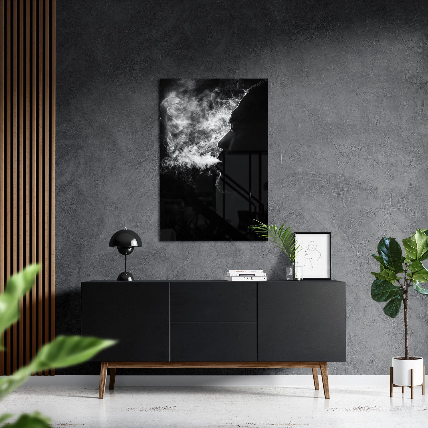 EXHALE OF SMOKE*Plexiglas*40x60*Plexiglas*Kunstwerk*Masculina.nl