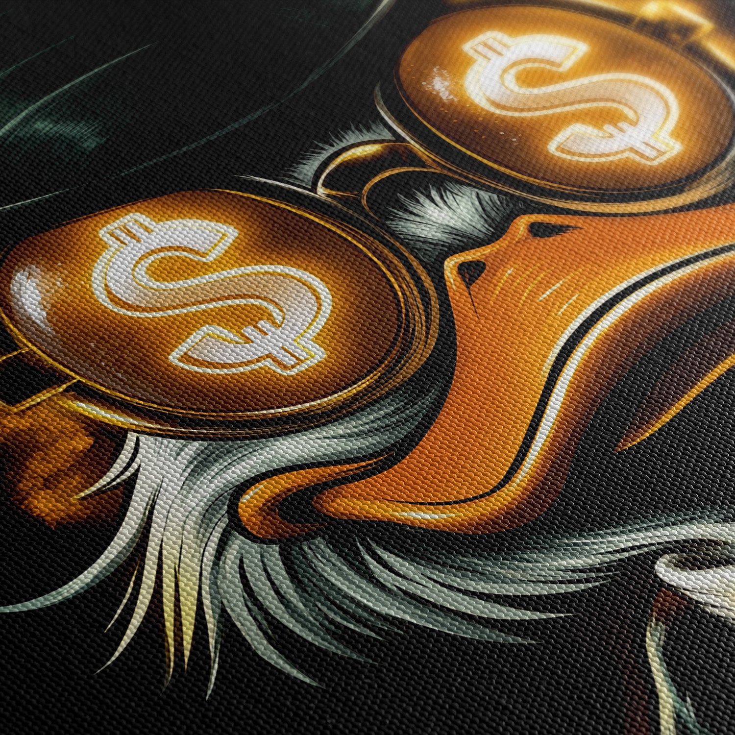 EYES OF FORTUNE*Canvas*40x60*Canvas*Kunstwerk*Masculina.nl