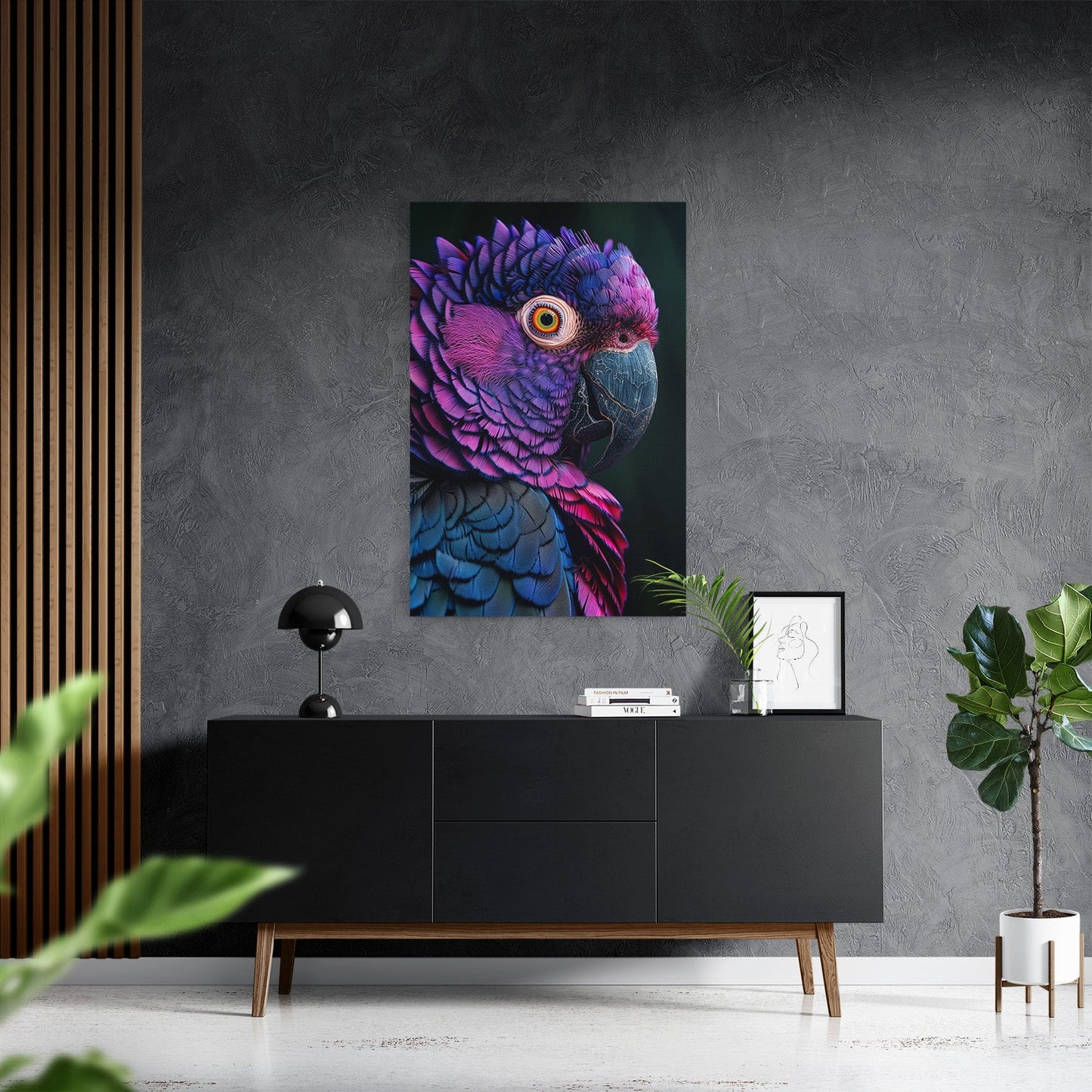 FEATHERS OF ELEGANCE*Canvas*40x60*Canvas*Kunstwerk*Masculina.nl