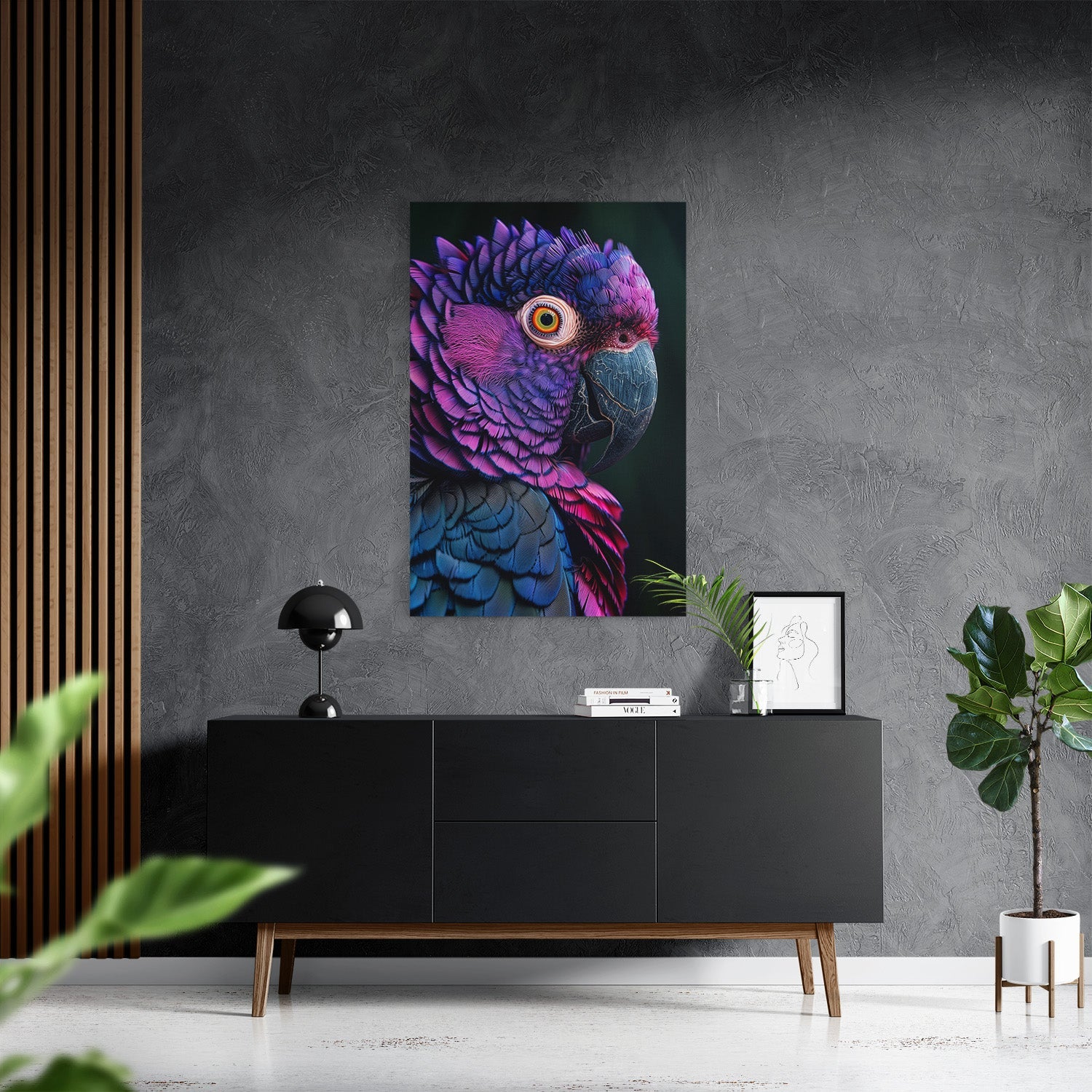 FEATHERS OF ELEGANCE*Canvas*40x60*Canvas*Kunstwerk*Masculina.nl