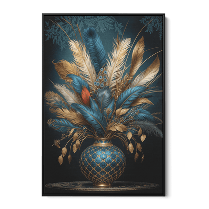 FEATHERS OF FORTUNE*Canvas*40x60 cm*Baklijst*Kunstwerk*Masculina.nl