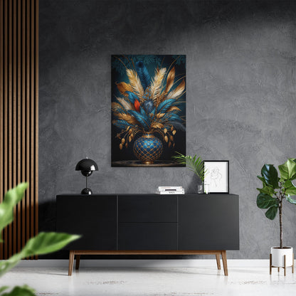 FEATHERS OF FORTUNE*Canvas*40x60 cm*Canvas*Kunstwerk*Masculina.nl