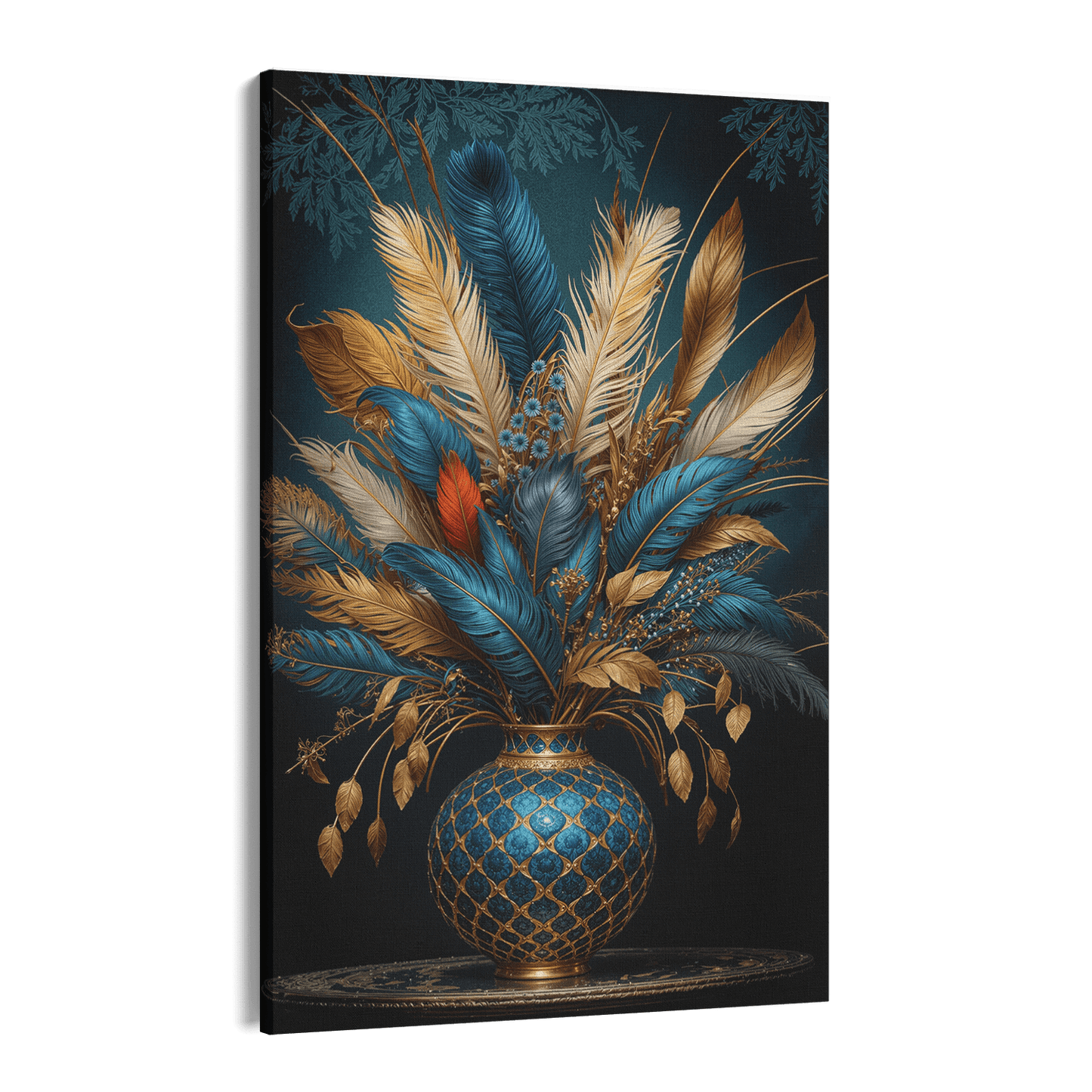 FEATHERS OF FORTUNE*Canvas*40x60 cm*Canvas*Kunstwerk*Masculina.nl