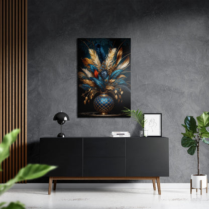 FEATHERS OF FORTUNE*Dibond*40x60 cm*Dibond*Kunstwerk*Masculina.nl