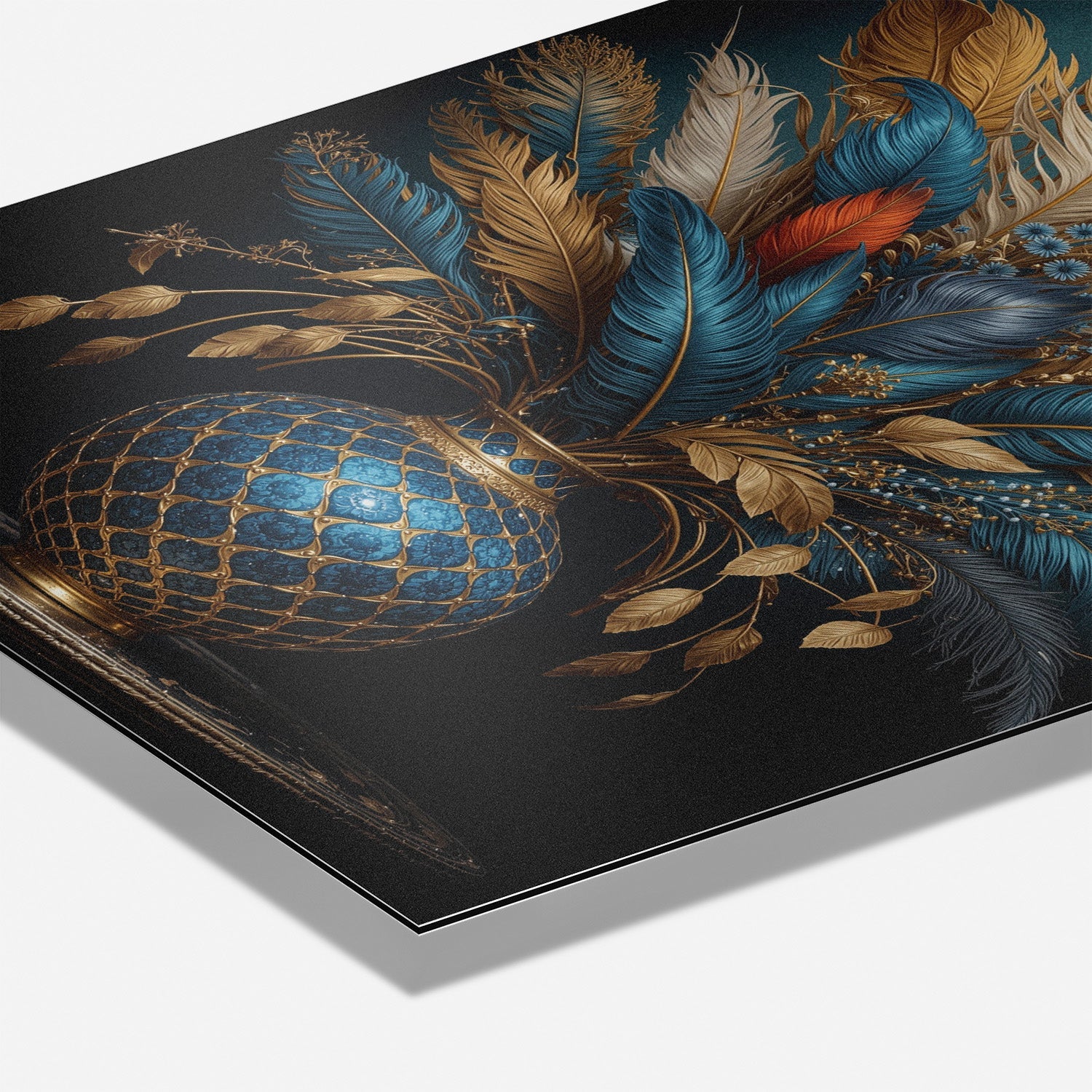 FEATHERS OF FORTUNE*Dibond*40x60 cm*Dibond*Kunstwerk*Masculina.nl