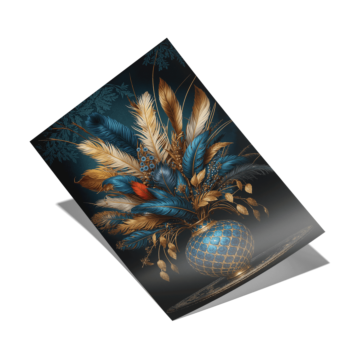 FEATHERS OF FORTUNE*Papier*40x60 cm*Papier*Kunstwerk*Masculina.nl