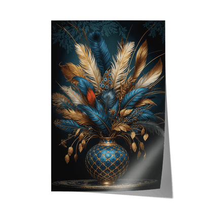 FEATHERS OF FORTUNE*Papier*40x60 cm*Papier*Kunstwerk*Masculina.nl