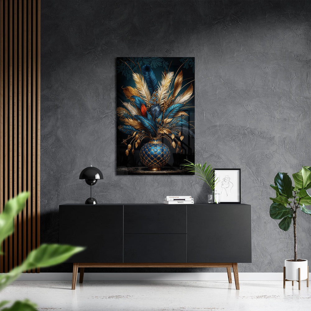 FEATHERS OF FORTUNE*Plexiglas*40x60 cm*Plexiglas*Kunstwerk*Masculina.nl