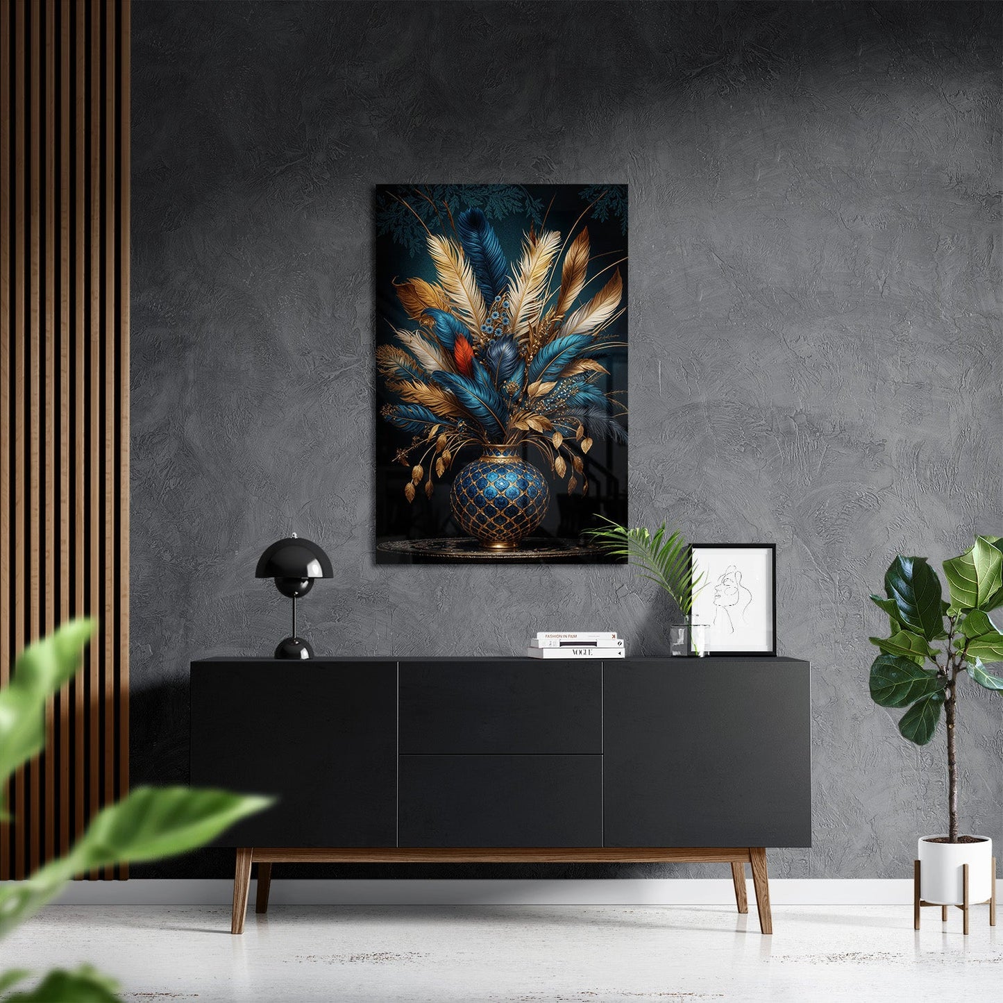 FEATHERS OF FORTUNE*Plexiglas*40x60 cm*Plexiglas*Kunstwerk*Masculina.nl