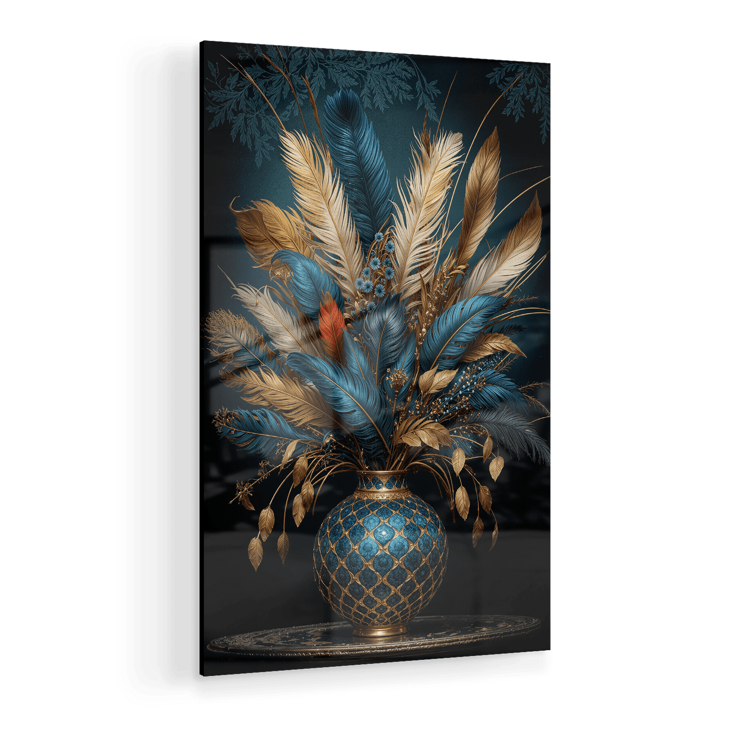 FEATHERS OF FORTUNE*Plexiglas*40x60 cm*Plexiglas*Kunstwerk*Masculina.nl