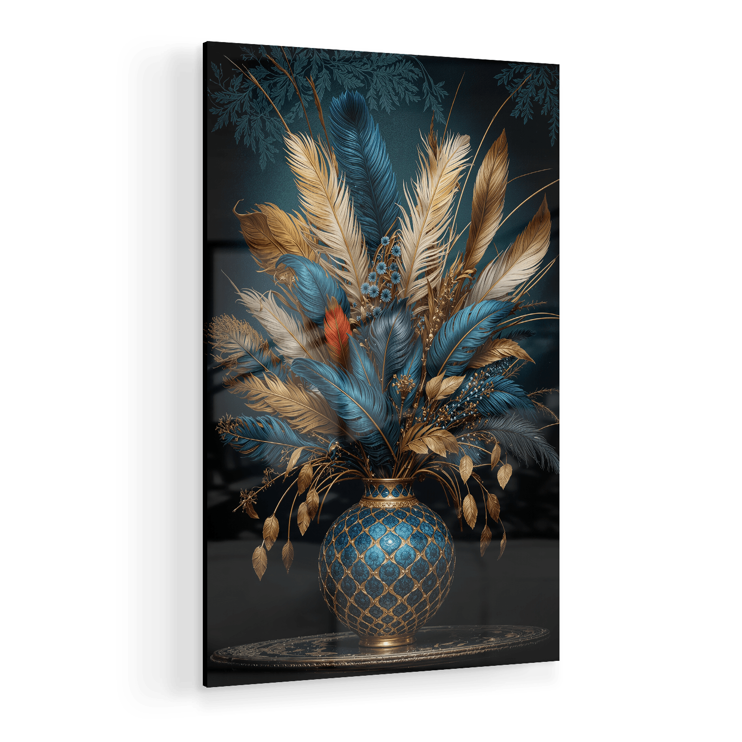 FEATHERS OF FORTUNE*Plexiglas*40x60 cm*Plexiglas*Kunstwerk*Masculina.nl