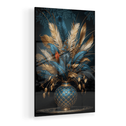 FEATHERS OF FORTUNE*Plexiglas*40x60 cm*Plexiglas*Kunstwerk*Masculina.nl