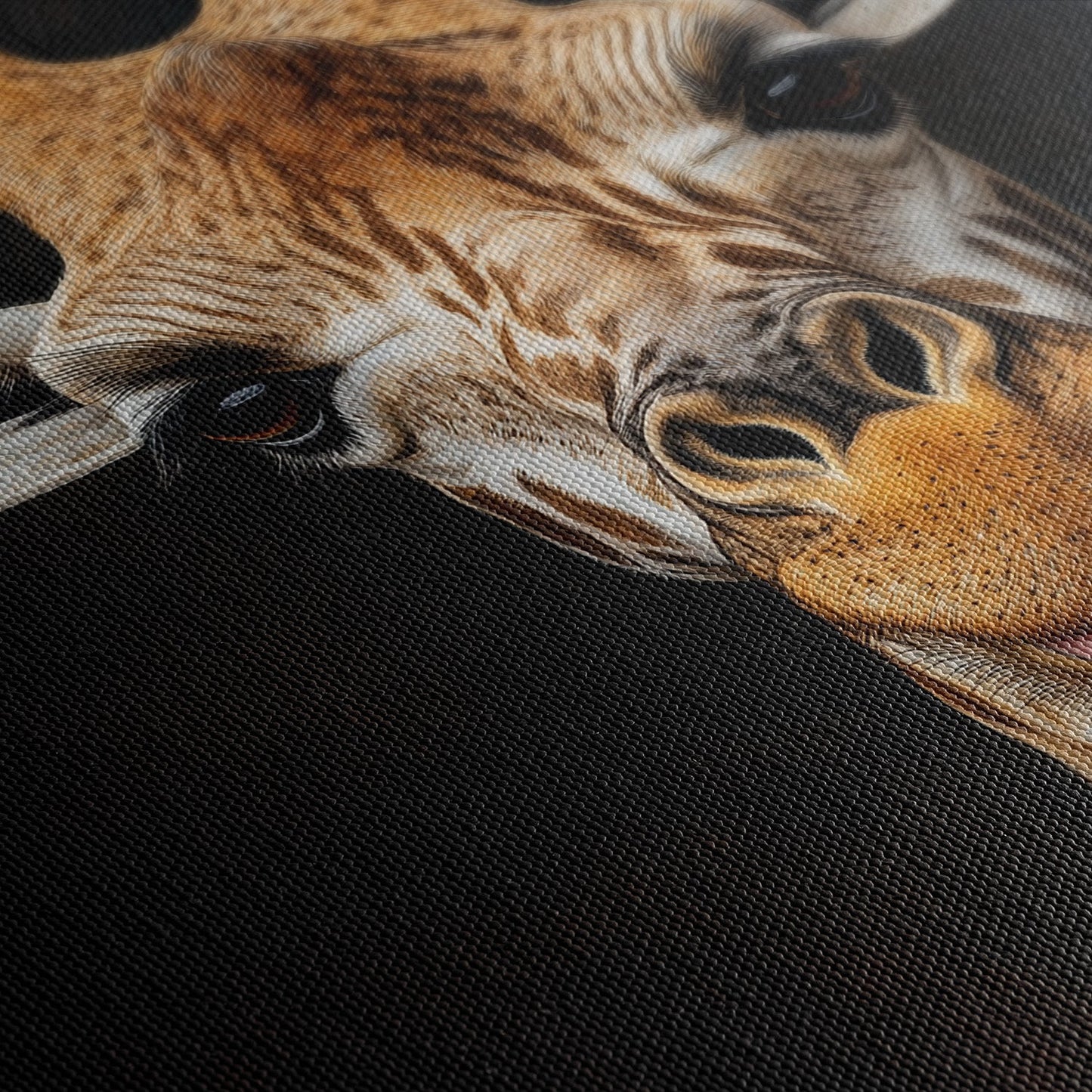 FUNNY GIRAFFE PORTRAIT*Canvas*40x60*Canvas*Kunstwerk*Masculina.nl