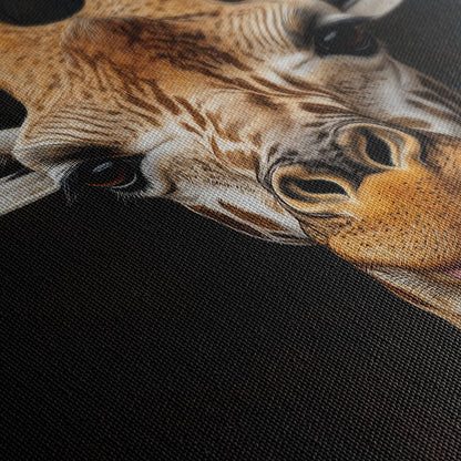FUNNY GIRAFFE PORTRAIT*Canvas*40x60*Canvas*Kunstwerk*Masculina.nl
