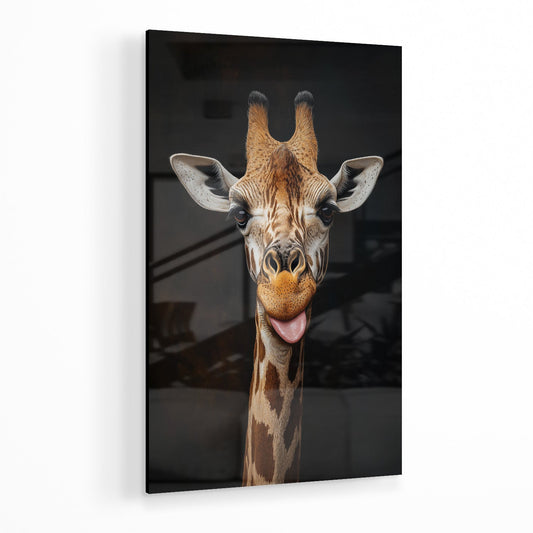 FUNNY GIRAFFE PORTRAIT
