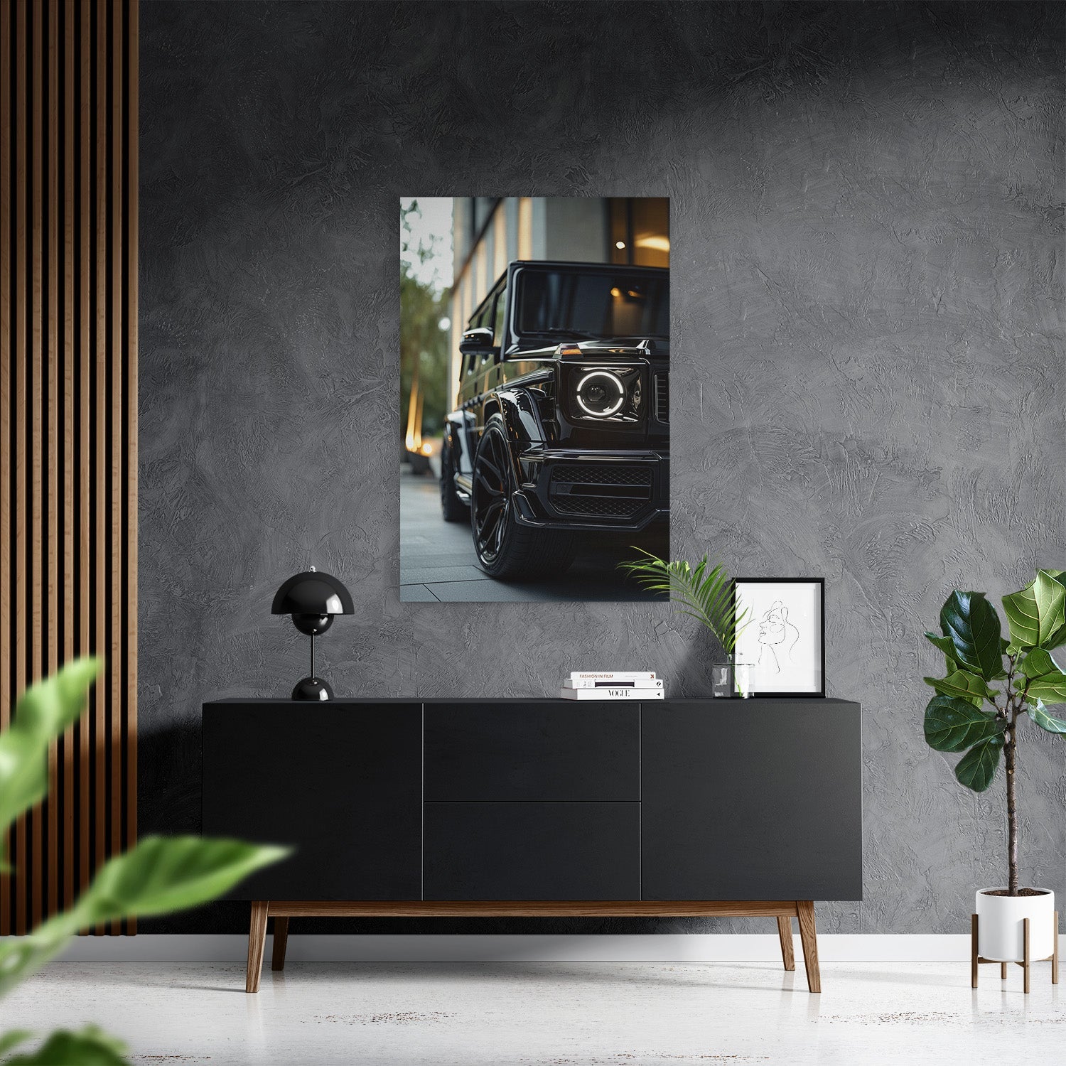 G63 NOIR ELEGANCE (Kleur)*Canvas*40x60*Canvas*Kunstwerk*Masculina.nl
