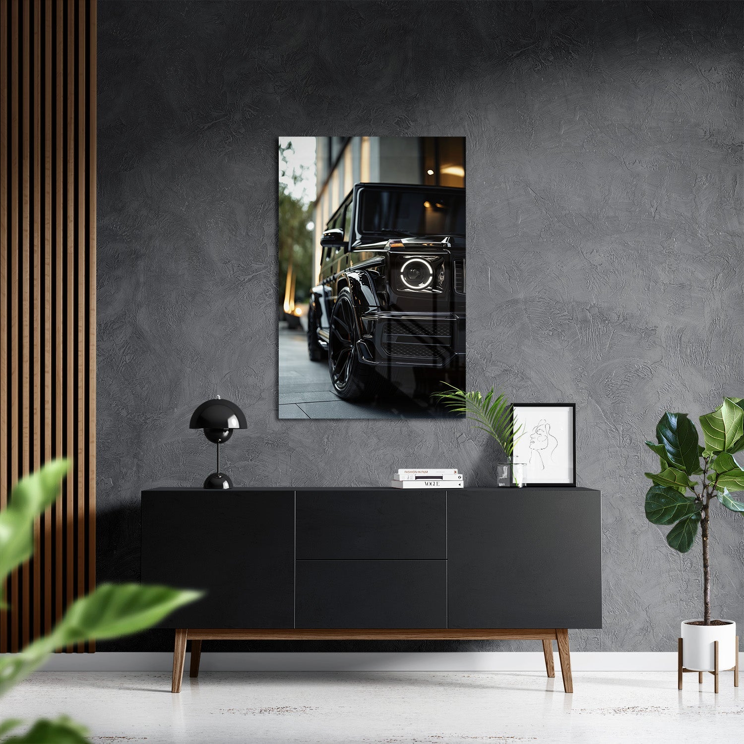 G63 NOIR ELEGANCE (Kleur)*Plexiglas*40x60*Plexiglas*Kunstwerk*Masculina.nl