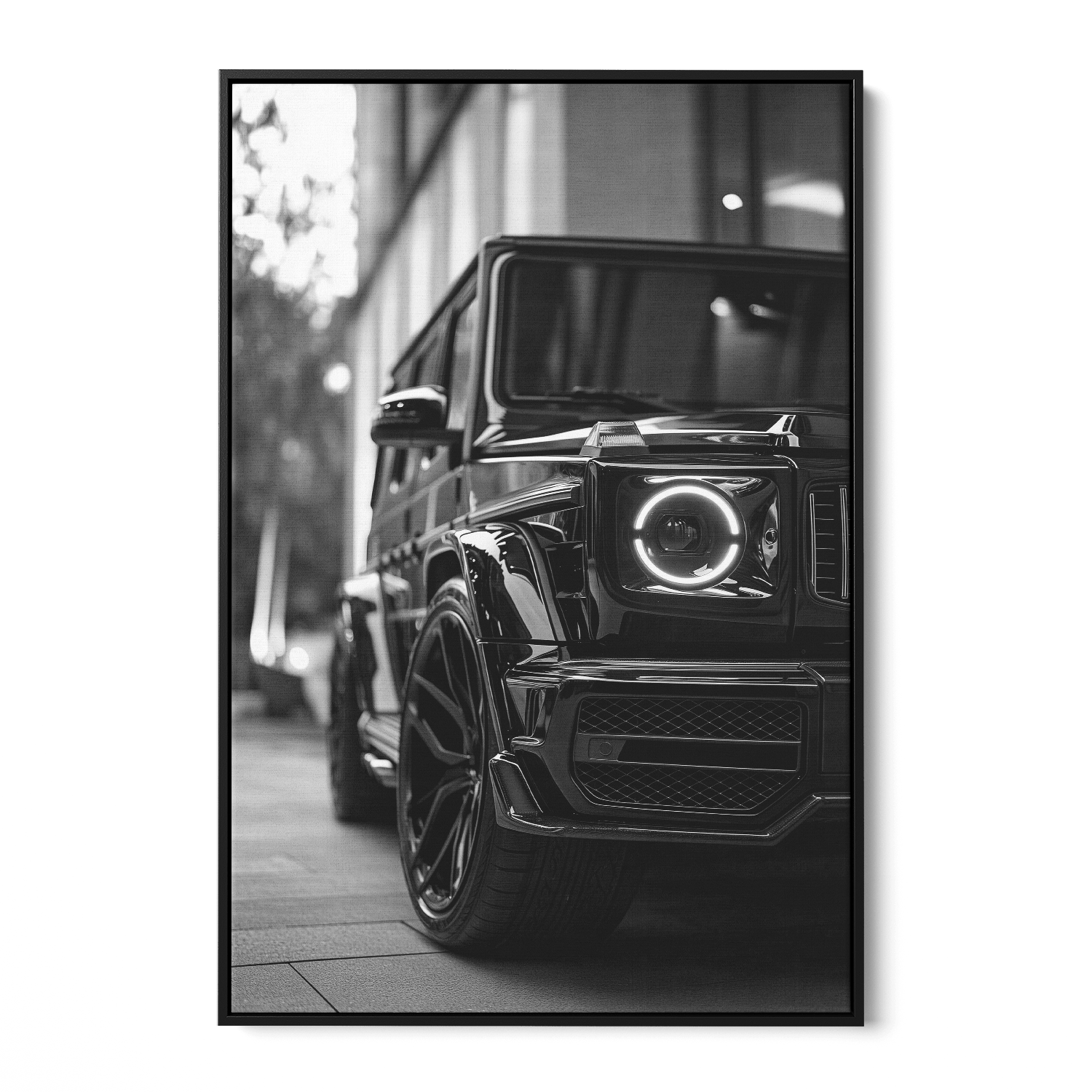G63 NOIR ELEGANCE (Monochroom)*Canvas*40x60*Baklijst*Kunstwerk*Masculina.nl
