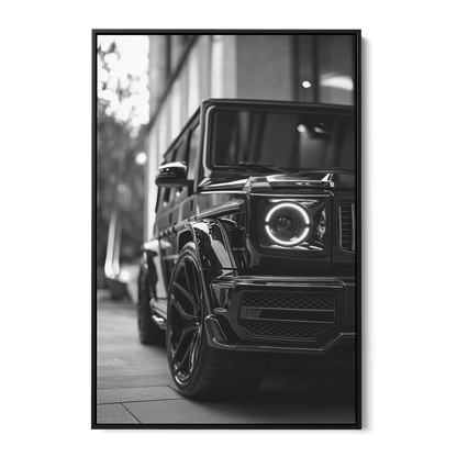 G63 NOIR ELEGANCE (Monochroom)*Canvas*40x60*Baklijst*Kunstwerk*Masculina.nl
