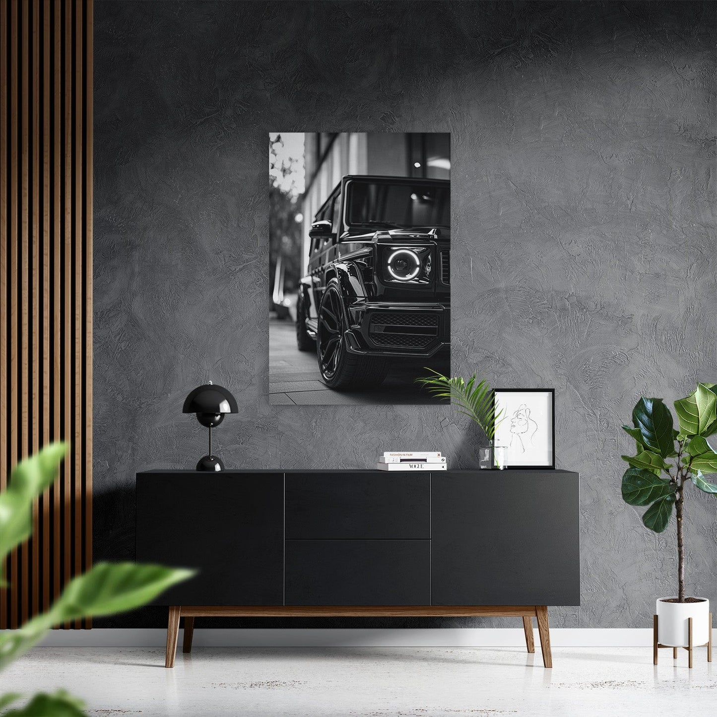 G63 NOIR ELEGANCE (Monochroom)*Canvas*40x60*Canvas*Kunstwerk*Masculina.nl