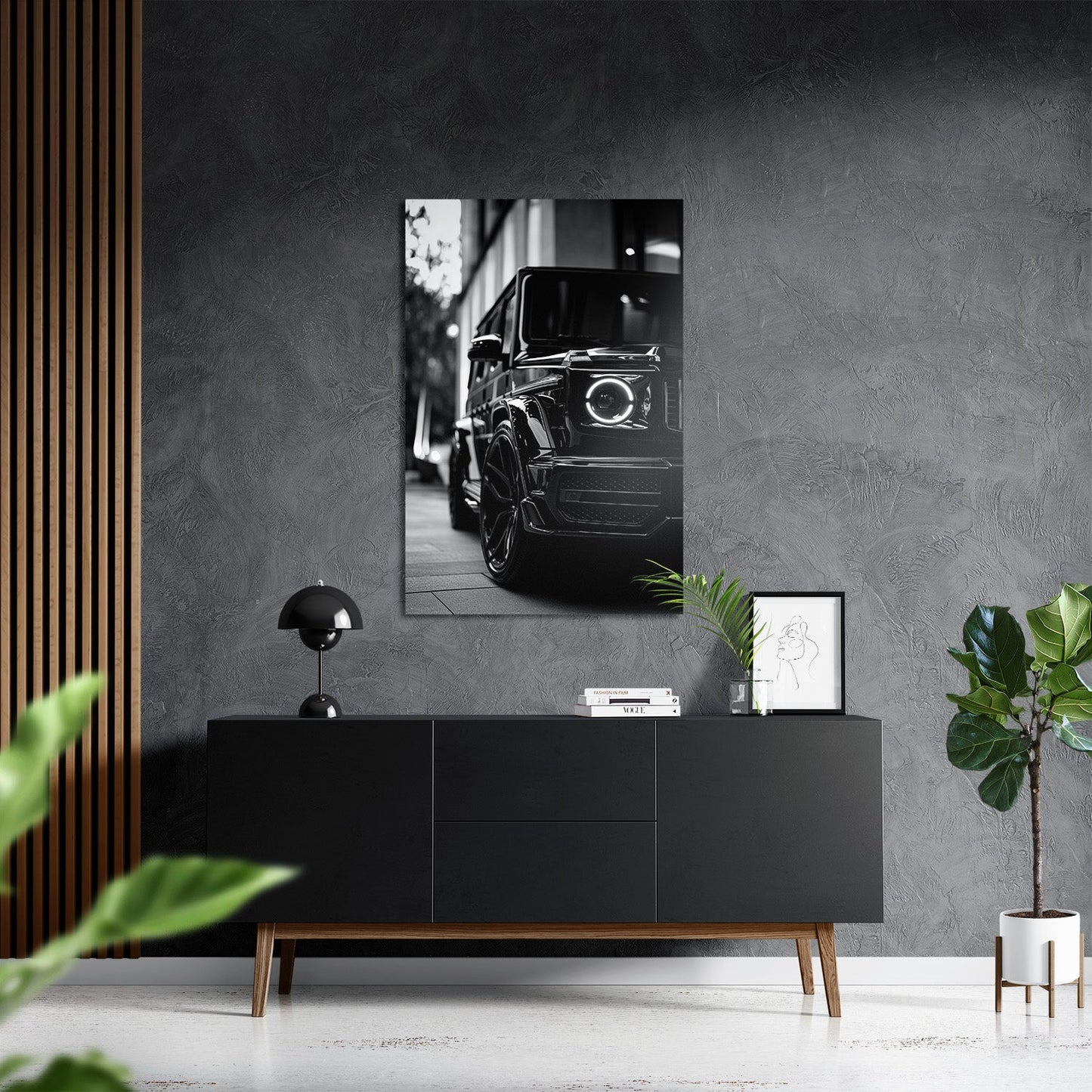G63 NOIR ELEGANCE (Monochroom)*Dibond*40x60*Dibond*Kunstwerk*Masculina.nl