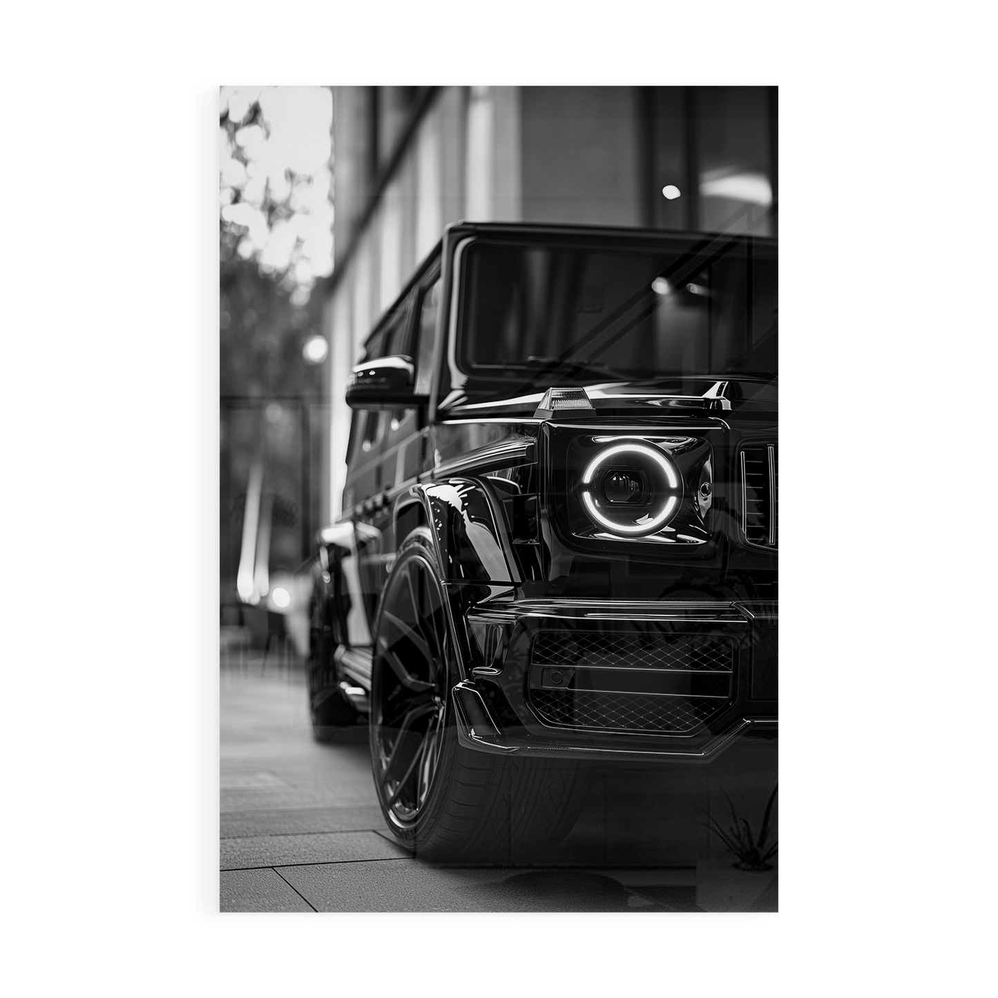 G63 NOIR ELEGANCE (Monochroom)*Plexiglas*40x60*Plexiglas*Kunstwerk*Masculina.nl