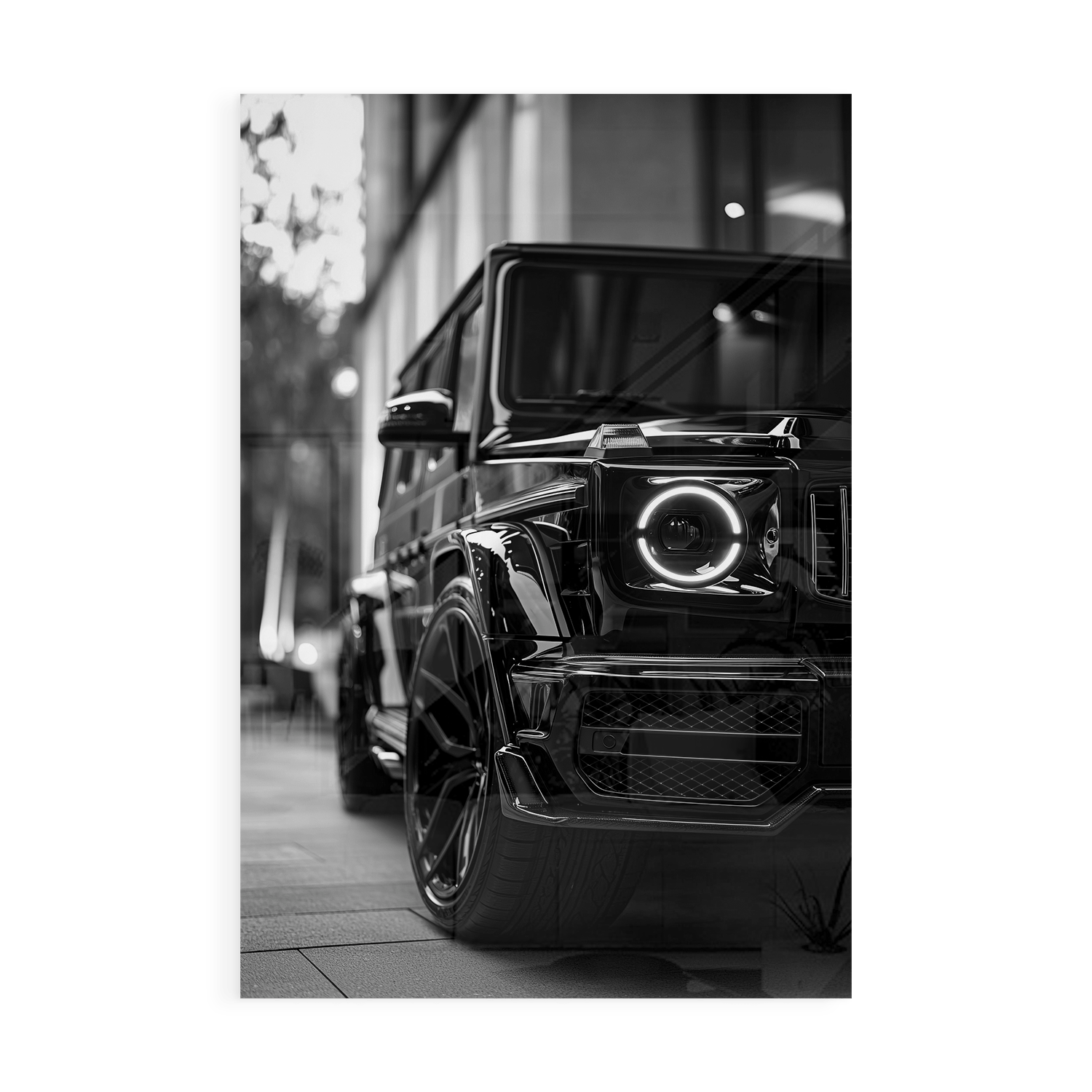 G63 NOIR ELEGANCE (Monochroom)*Plexiglas*40x60*Plexiglas*Kunstwerk*Masculina.nl