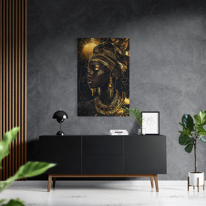 GODDESS OF THE GOLDEN ELEMENTS*Canvas*40x60*Canvas*Kunstwerk*Masculina.nl