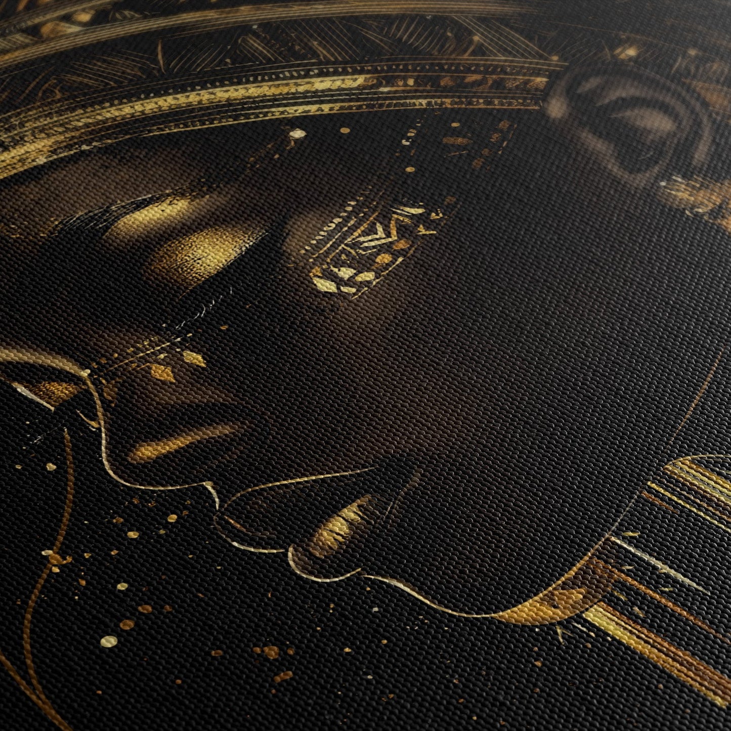 GODDESS OF THE GOLDEN ELEMENTS*Canvas*40x60*Canvas*Kunstwerk*Masculina.nl