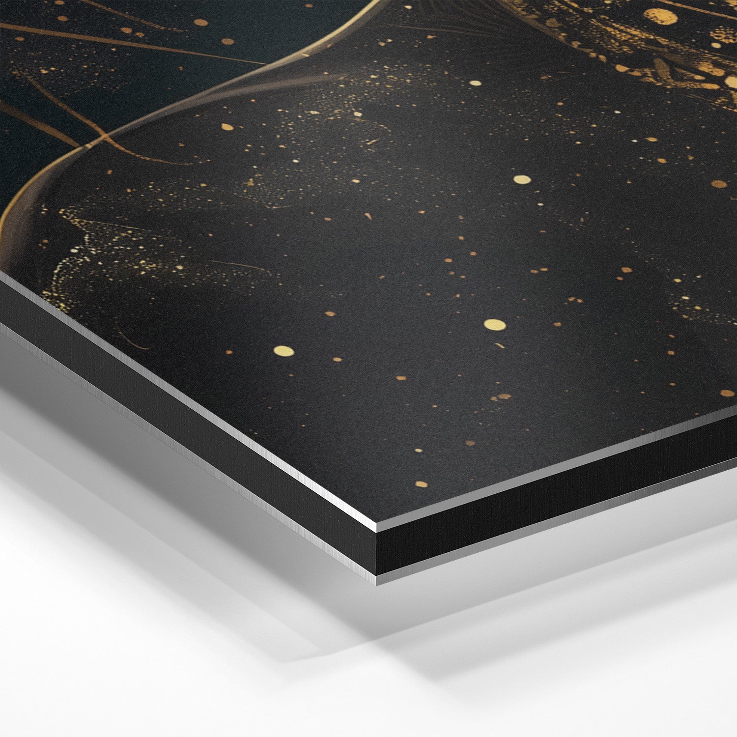 GODDESS OF THE GOLDEN ELEMENTS*Dibond*40x60*Dibond*Kunstwerk*Masculina.nl