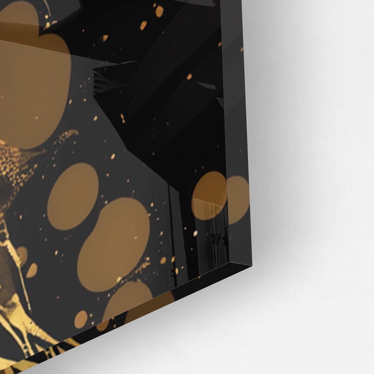 GODDESS OF THE GOLDEN ELEMENTS*Plexiglas*40x60*Plexiglas*Kunstwerk*Masculina.nl