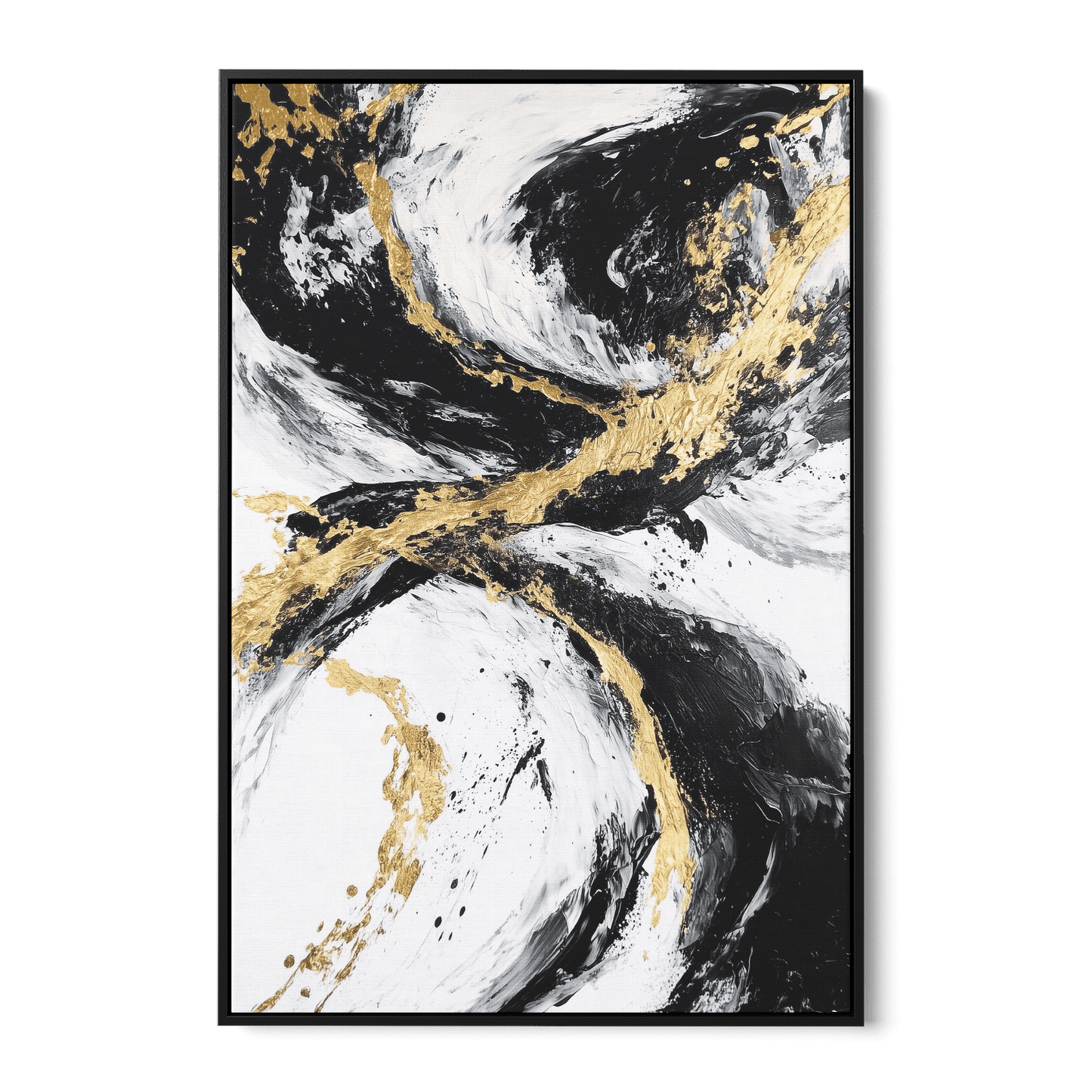 GOLDEN FLUX*Canvas*40x60*Baklijst*Kunstwerk*Masculina.nl