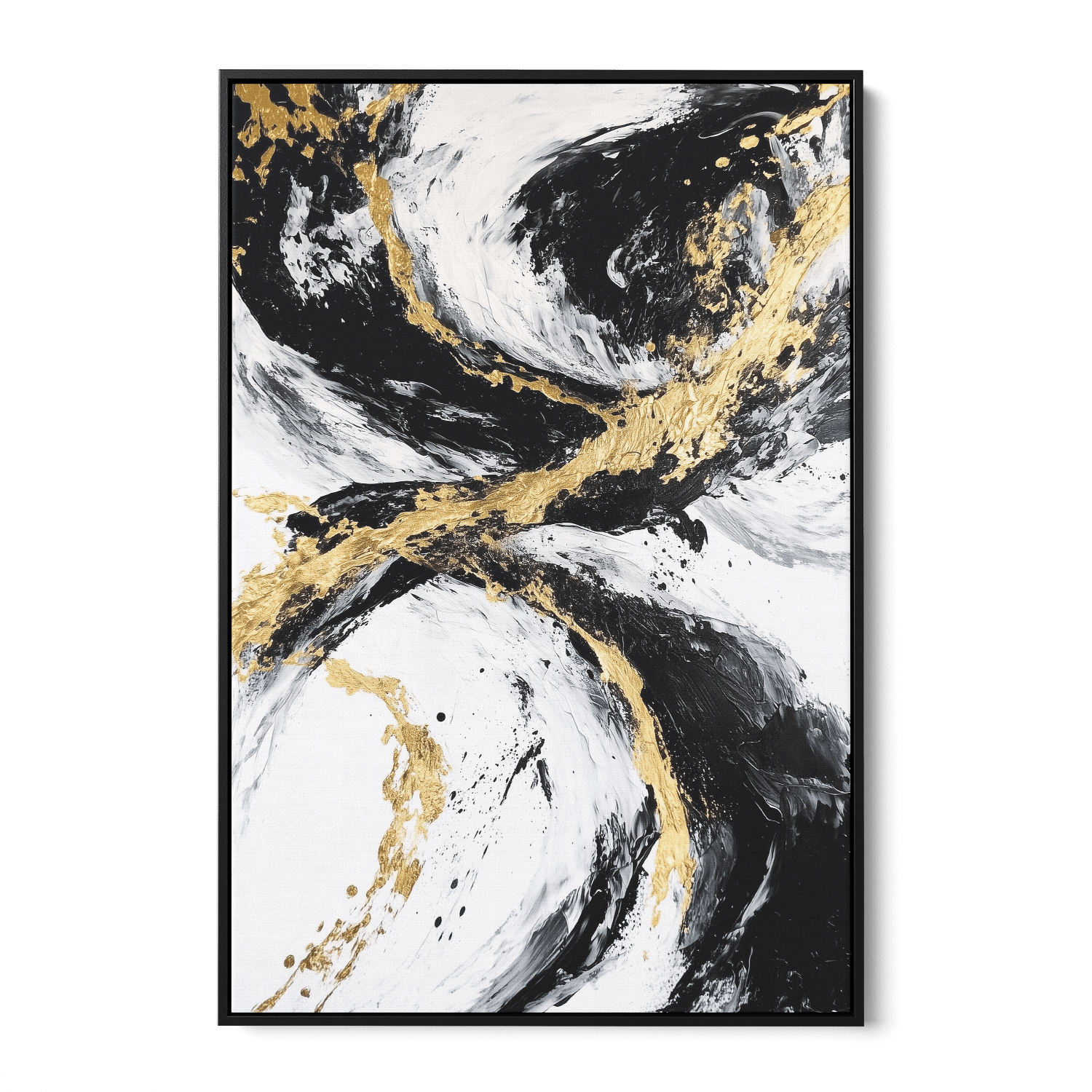 GOLDEN FLUX*Canvas*40x60*Baklijst*Kunstwerk*Masculina.nl