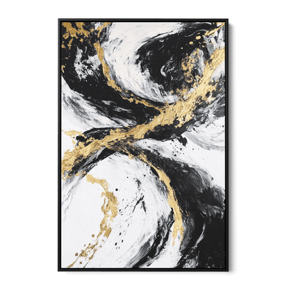 GOLDEN FLUX*Canvas*40x60*Baklijst*Kunstwerk*Masculina.nl