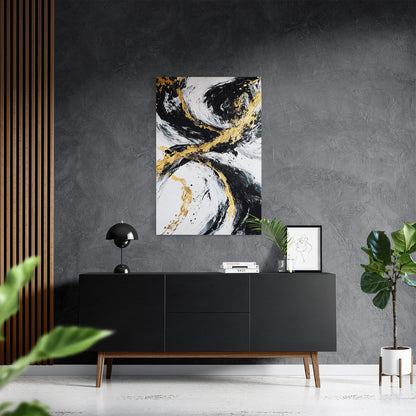 GOLDEN FLUX*Canvas*40x60*Canvas*Kunstwerk*Masculina.nl
