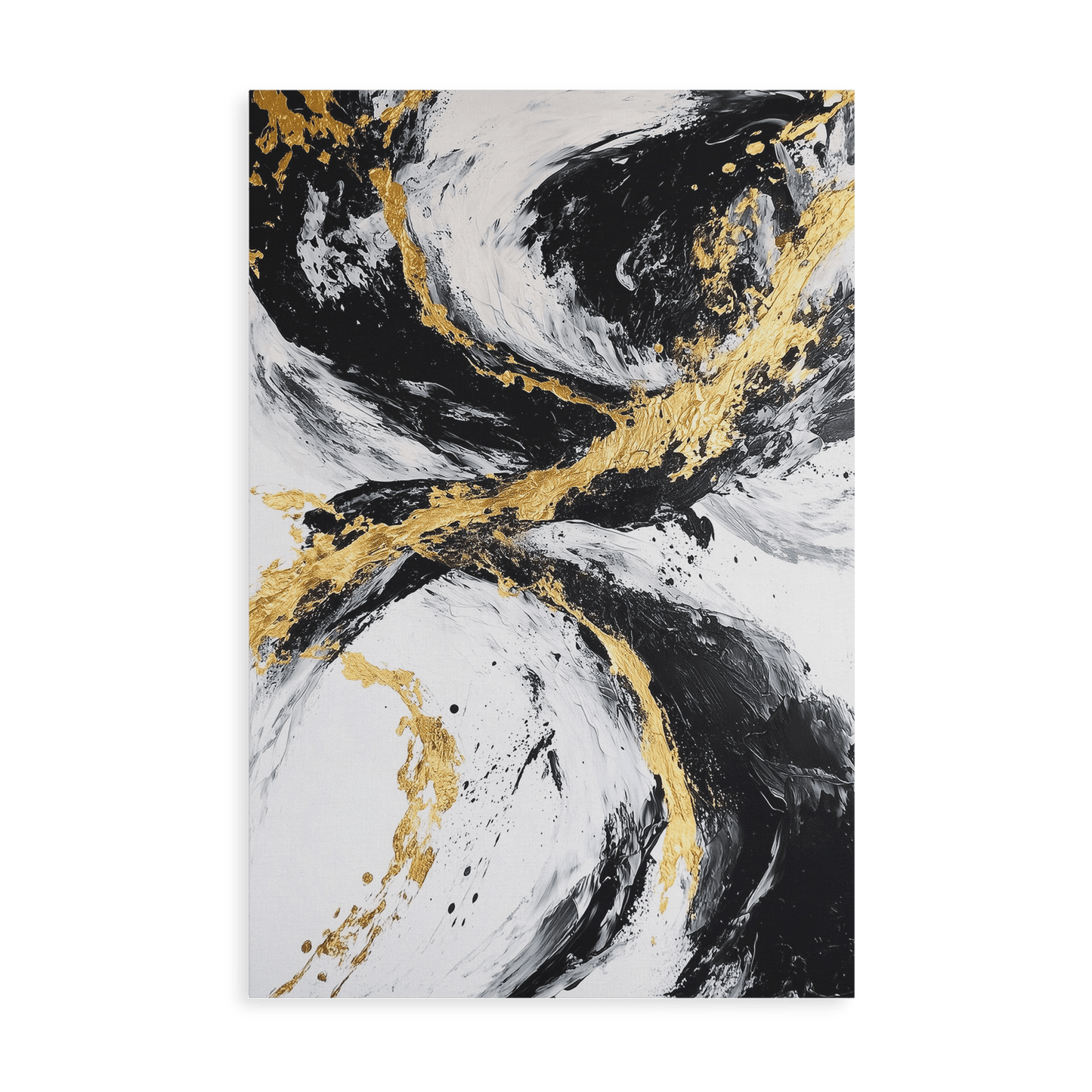 GOLDEN FLUX*Canvas*40x60*Canvas*Kunstwerk*Masculina.nl