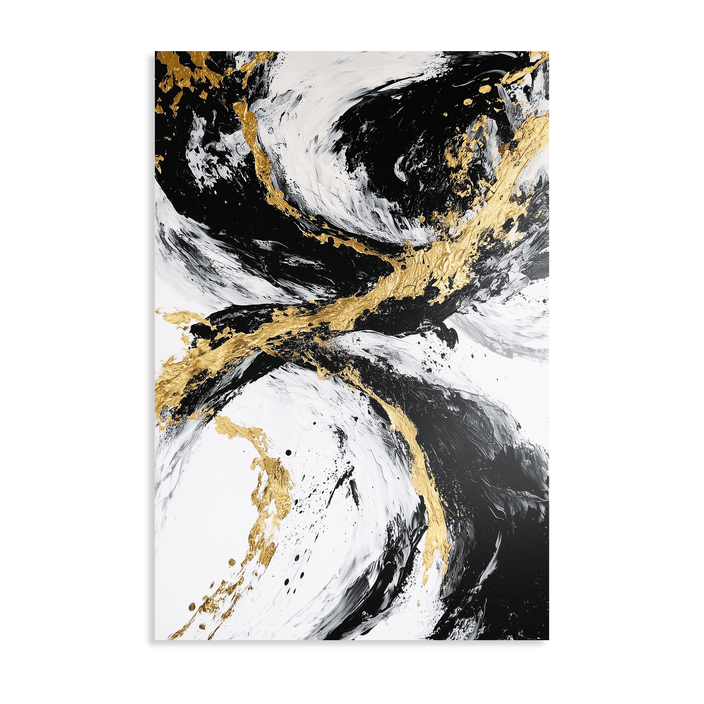 GOLDEN FLUX*Dibond*40x60*Dibond*Kunstwerk*Masculina.nl