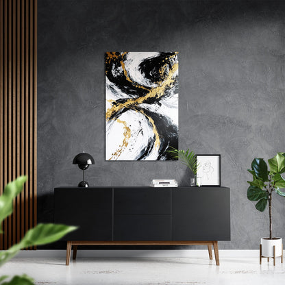 GOLDEN FLUX*Dibond*40x60*Dibond*Kunstwerk*Masculina.nl