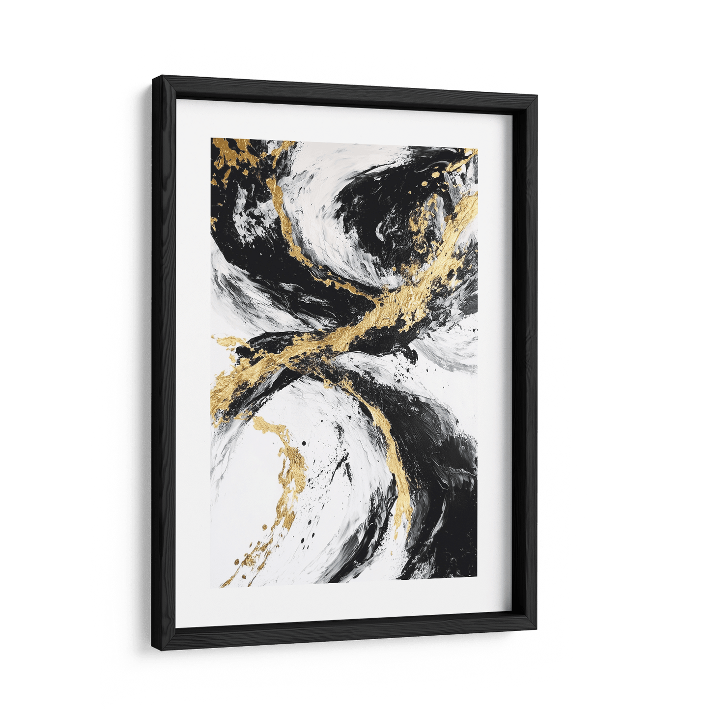 GOLDEN FLUX*Papier*40x60*Papier*Kunstwerk*Masculina.nl