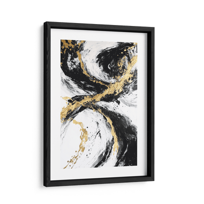 GOLDEN FLUX*Papier*40x60*Papier*Kunstwerk*Masculina.nl