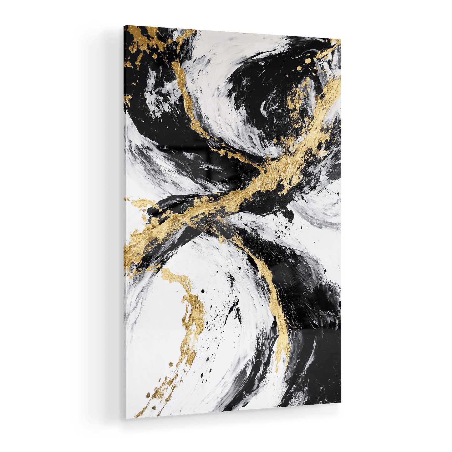 GOLDEN FLUX*Plexiglas*40x60*Plexiglas*Kunstwerk*Masculina.nl