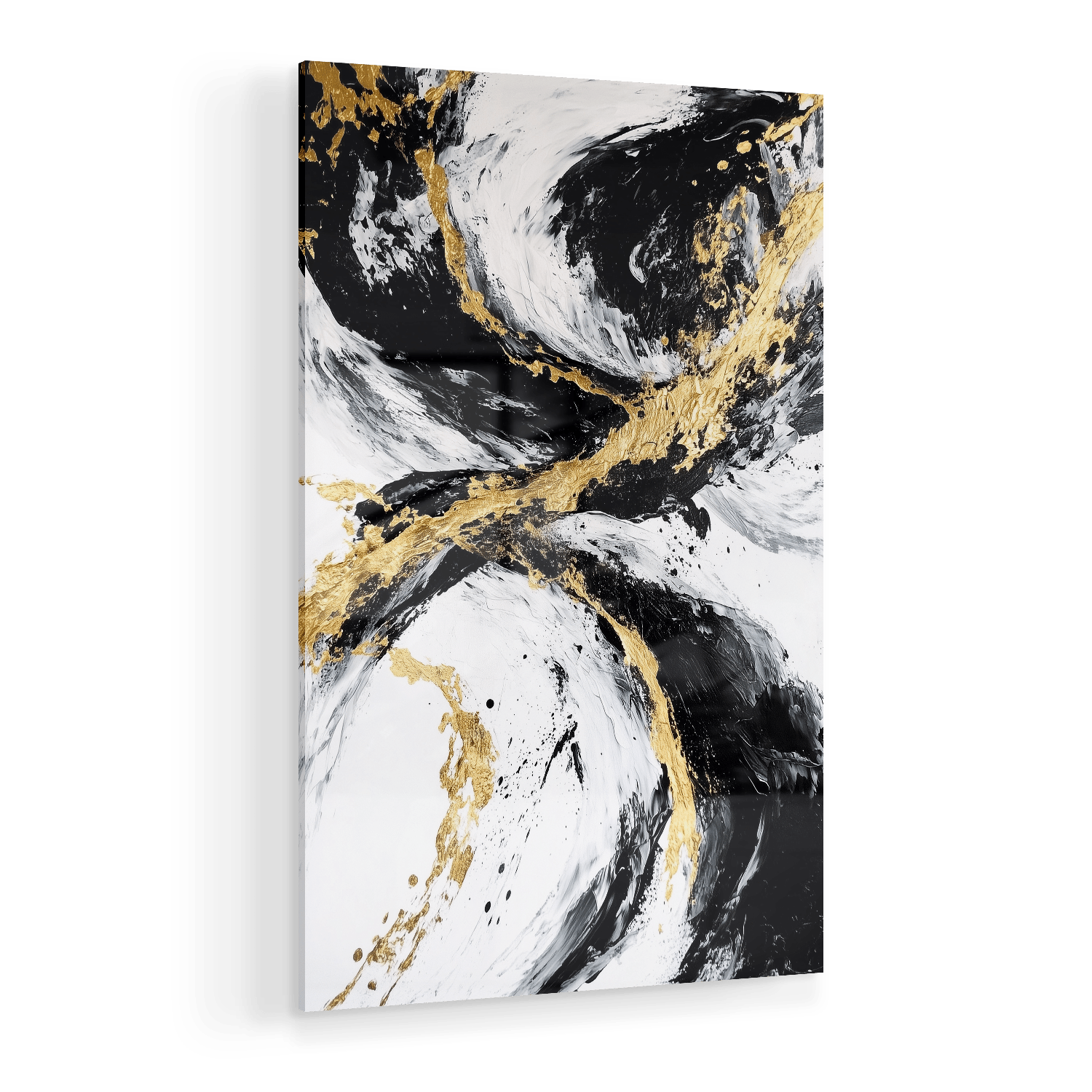 GOLDEN FLUX*Plexiglas*40x60*Plexiglas*Kunstwerk*Masculina.nl