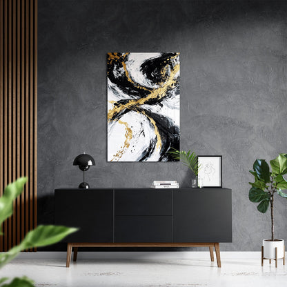 GOLDEN FLUX*Plexiglas*40x60*Plexiglas*Kunstwerk*Masculina.nl
