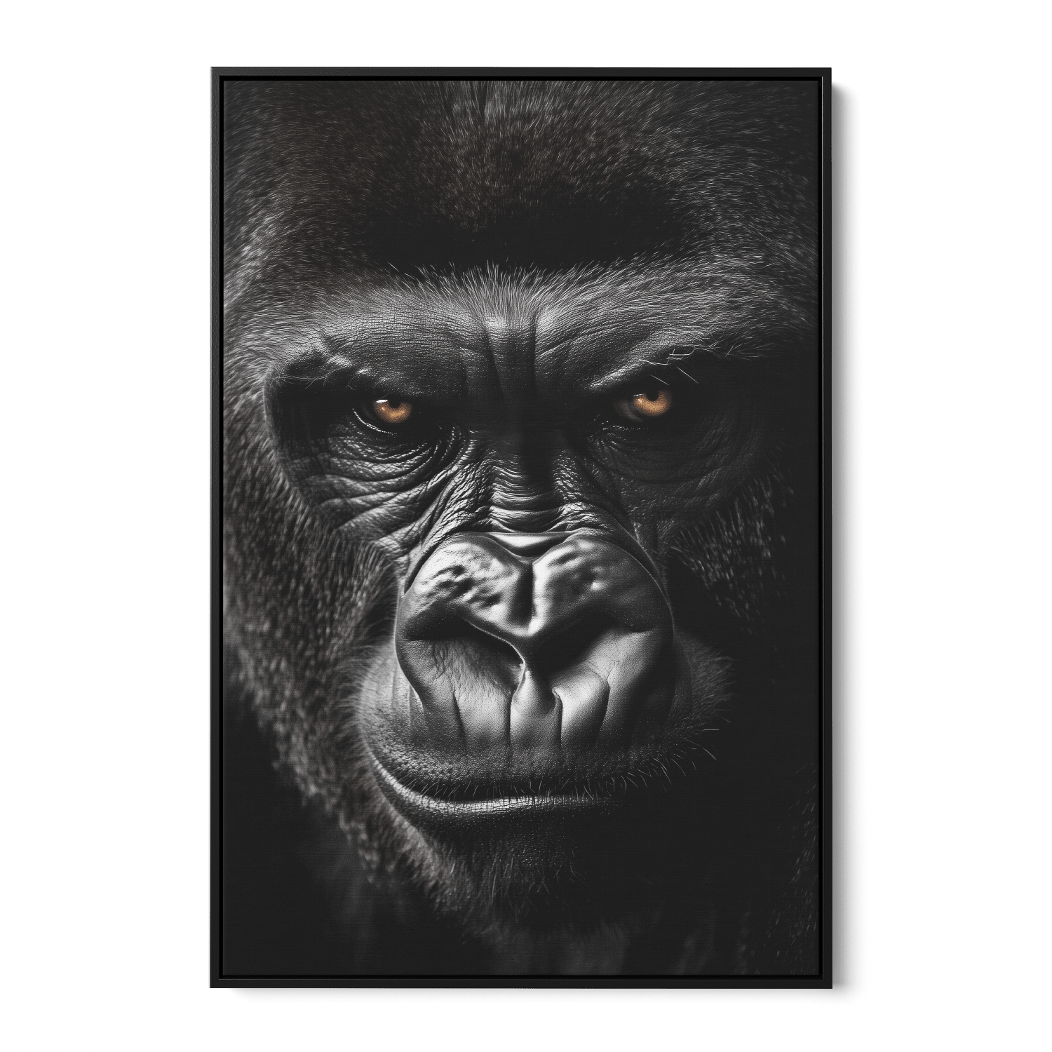 GRUMPY GORILLA*Canvas*40x60*Baklijst*Kunstwerk*Masculina.nl