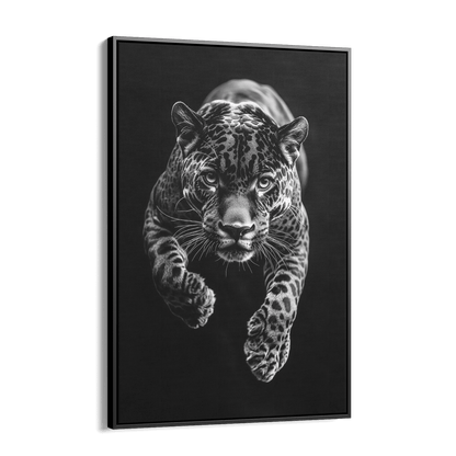 JUMPING JAGUAR*Canvas*40x60*Baklijst*Kunstwerk*Masculina.nl